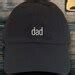 DAD Hat Dad Style Hat Embroidered Hat Dad Dad Capfun Hat Etsy