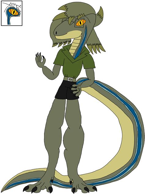 Me As A Lizard Anthro [blue] 5 [shorts] By Hubfanlover678 On Deviantart