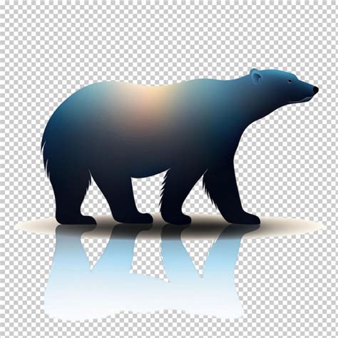 Premium PSD | Polar bear on transperent background