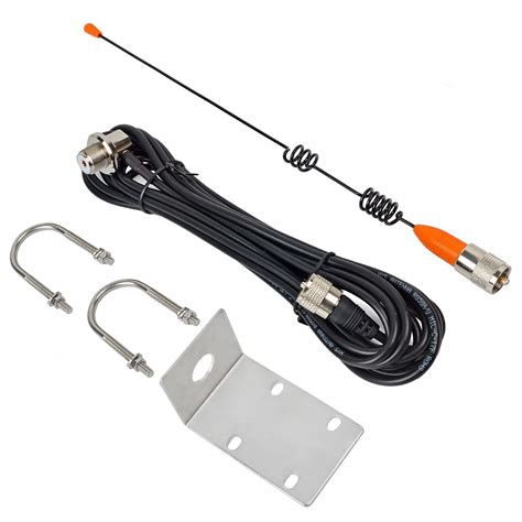 Getuscart Uayesok Inch Marine Vhf Antenna V Low Profile