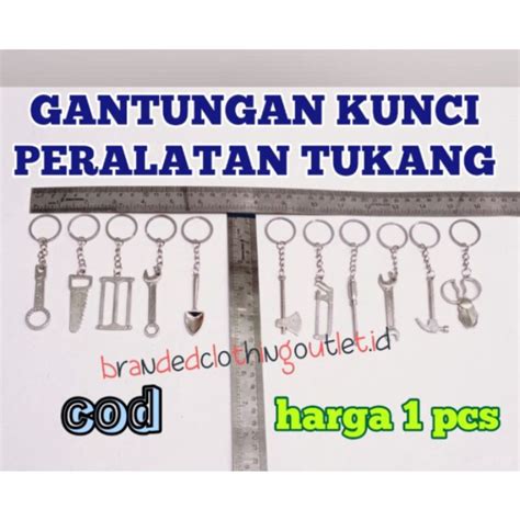 Jual Gantungan Kunci Alat Perkakas Tukang Gantungan Kunci Miniatur