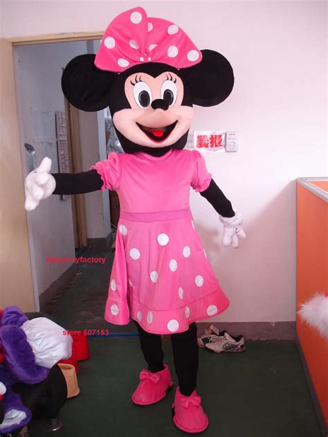 Adult Minnie Mouse Mascot Costume Fandw