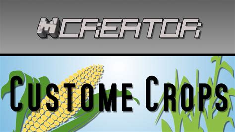 Mcreator Tutorial Custom Crops 156 Youtube