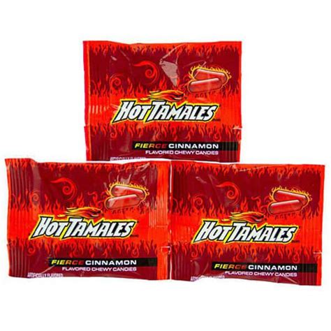 Hot Tamales Candy Snack Packs 100 Piece Bag