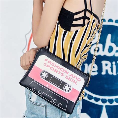 Cassette Tape Shoulder Bag Apollobox