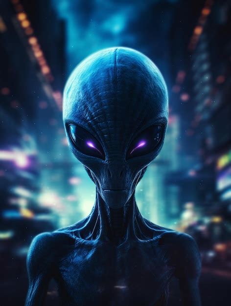 Cute alien wallpaper | Premium AI-generated image