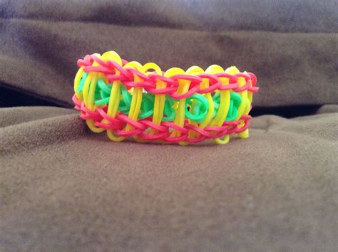 Ladder Bracelet You Can Make It With A Rainbow Loom Or With Forks