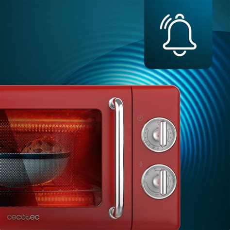 Proclean 3110 Retro Red Microondas Con Grill Cecotec