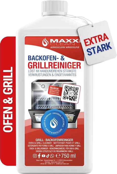 Maxxi Clean Backofen Grillreiniger Das Original Ml Gel