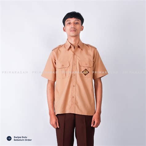 Jual Seragam Kemeja Baju Pramuka Smp Sma Penggalang Penegak Pembina