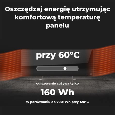 Grzejnik Elektryczny Aeno Premium Eko Smart Led Agh S Czarny Sklep