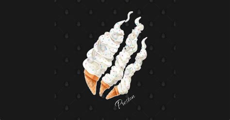 Prestonplayz Ice Cream Flame Gaming Logo Prestonplayz Sticker