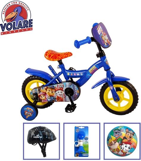 Vélo pour enfants Volare Paw Patrol 10 pouces Blauw Doortrapper