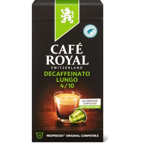 Achat Café Royal Capsules de café en aluminium Lungo Décaféiné