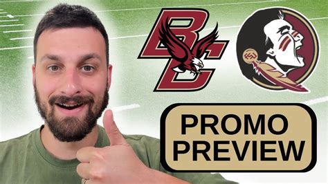 Florida State Vs Boston College Promo Preview Picks Youtube