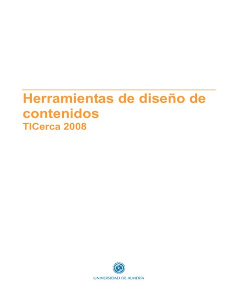 Herramientas de diseño de contenidos