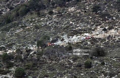 General View Of The Area Where The Plane Where The Mexican Singer