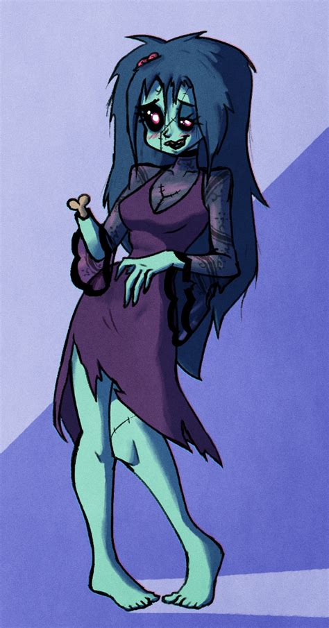 Zombie Gf Redesign By Jam On Newgrounds