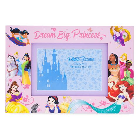 Disney Photo Frame Dream Big Princess Wood 4 X 6