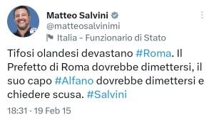 Ora Che C Piantedosi Salvini Non Chiede Pi Le Dimissioni Del