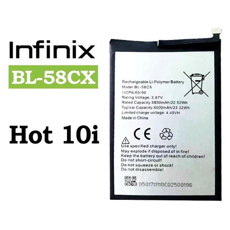 Infinix Hot 10i Battery Shopee Philippines