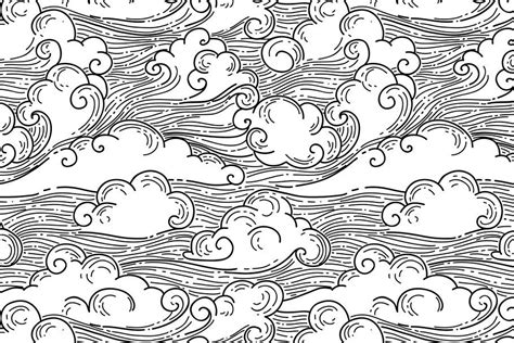 Clouds pattern | Clouds pattern, Sky logo, Pattern