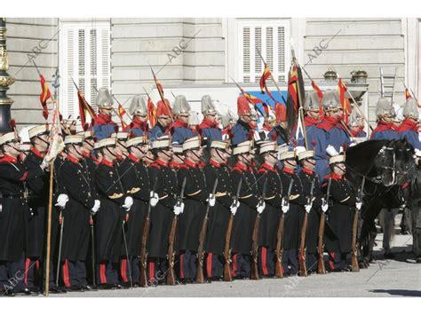 la guardia real durante los actos celebrados  motivo de la