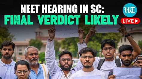 NEET Hearing In Supreme Court Live CJI Led Top Court Bench Likely To