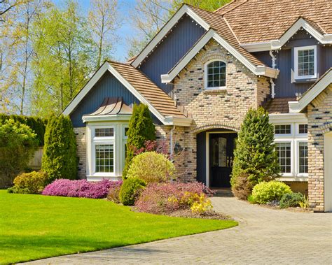 houses, Mansion, Lawn, Shrubs, Fir, Cities Wallpapers HD / Desktop and