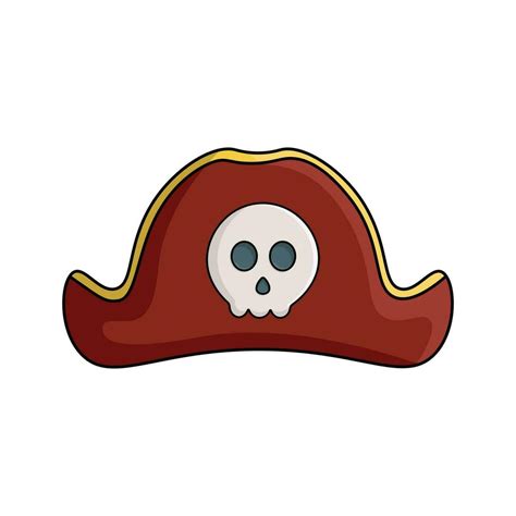 Pirate hat cartoon pirate hat vector illustration for web design ...