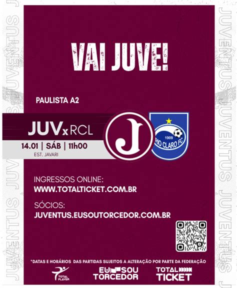 Clube Atl Tico Juventusingressos Juventus X Rio Claro Rodada Do