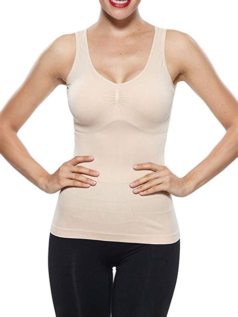 Lelinta Womens Camisoles Tank Tops Plus Size Cami Shaper Firm Tummy