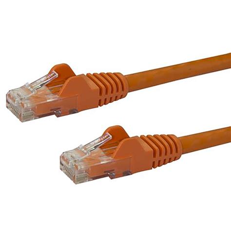 2FT ORANGE CAT6 ETHERNET CABLE SNAGLESS RJ45 UTP PATCH CABLE CORD (N6PATCH2OR)