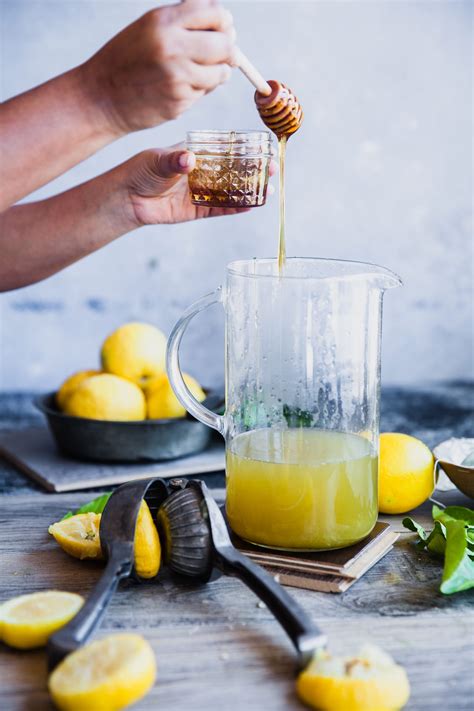 Green Tea Mint Lemonade - Playful Cooking