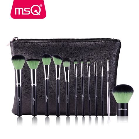 Msq 12pcs Makeup Brushes Set Powder Foundation Eyeshadow Make Up Brush Professional Cosmetics