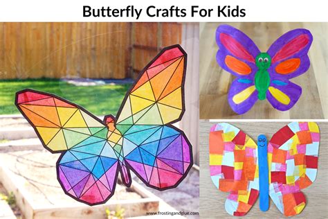 20 Fun & Easy Butterfly Crafts For Kids - Frosting and Glue- Easy ...