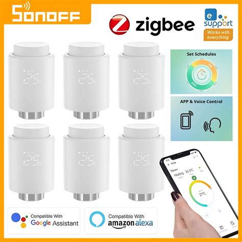 Sonoff Termostato Inteligente Zigbee Trv V Lvula Termost Tica Actuador