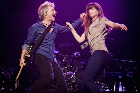 Jon Bon Jovi Dances with Daughter Stephanie During Performance of Song ...