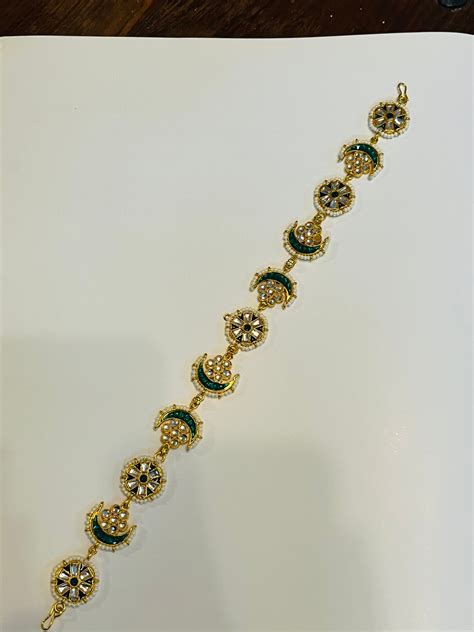 Kundan Matha Patti Kundan Head Band Sheesh Phool Indian Bridal Matha