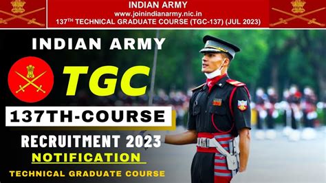 Indian Army Tgc Recruitment Th Tgc Course Technical