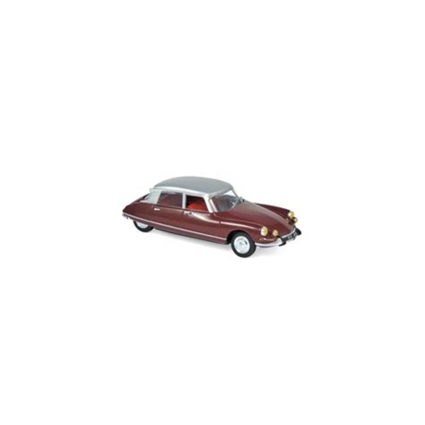 Miniature Citroën DS 21 Pallas 1967 Dark Red francis miniatures