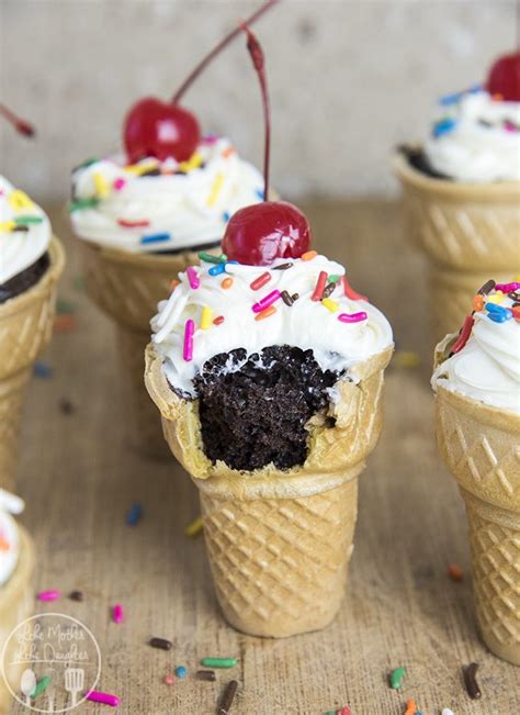 Ice Cream Cone Cupcakes Like Mother Like Daughter