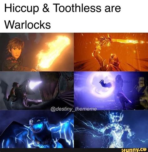 Hiccup & Toothless are Warlocks - iFunny | Destiny game, Destiny ...