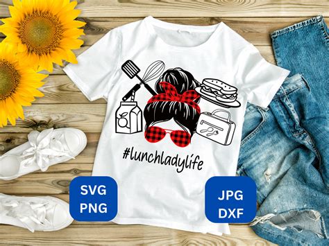 Lunch Lady Life Svg Lunch Lady Svg Cafeteria Worker Png Back To School