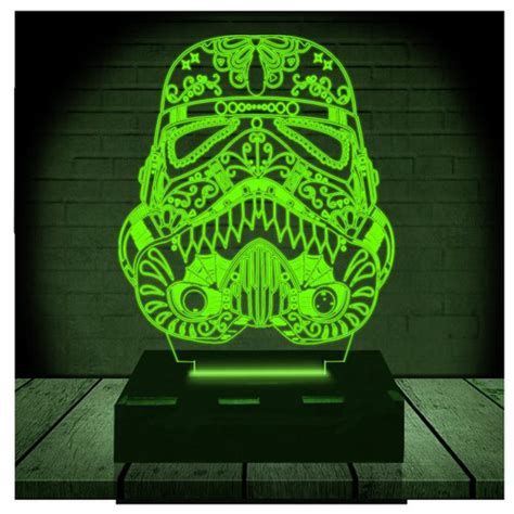 Luminária Led 3d Star Wars Stormtrooper No Shoptime