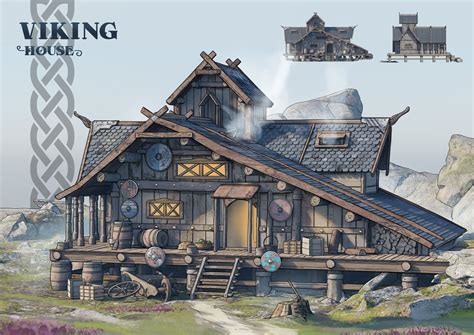 Viking house exterior concept oliver turner – Artofit