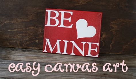 Be Mine Canvas Art Poofy Cheeks