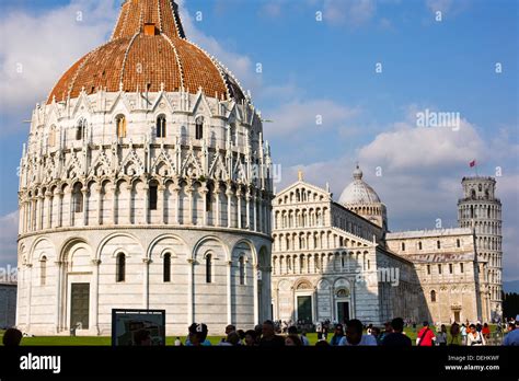 Pisa Baptistery Pisa Cathedral Leaning Tower Of Pisa Piazza Dei