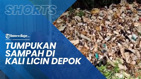 Tumpukan Sampah Styrofoam Di Kali Licin Depok Diduga Berasal Dari