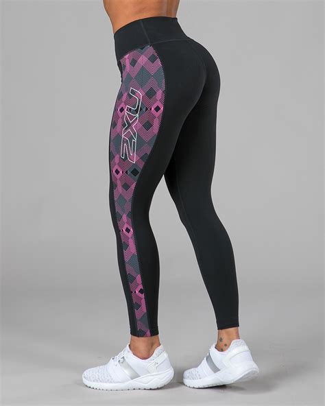 2xu Fitness Compression Tights Womens Pink Tights No